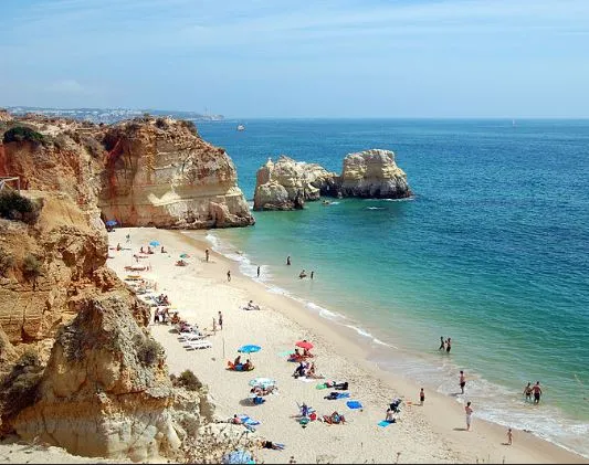 Algarve car hire - Praia da Rocha coastline